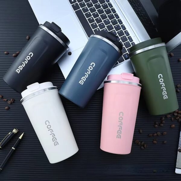 380/510ml Stainless Steel Insulated Travel Mug – Leak-Proof Coffee & Tea Thermos